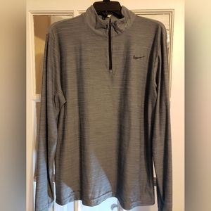 Men's Nike dri-fit quarter zip long sleeve shirt